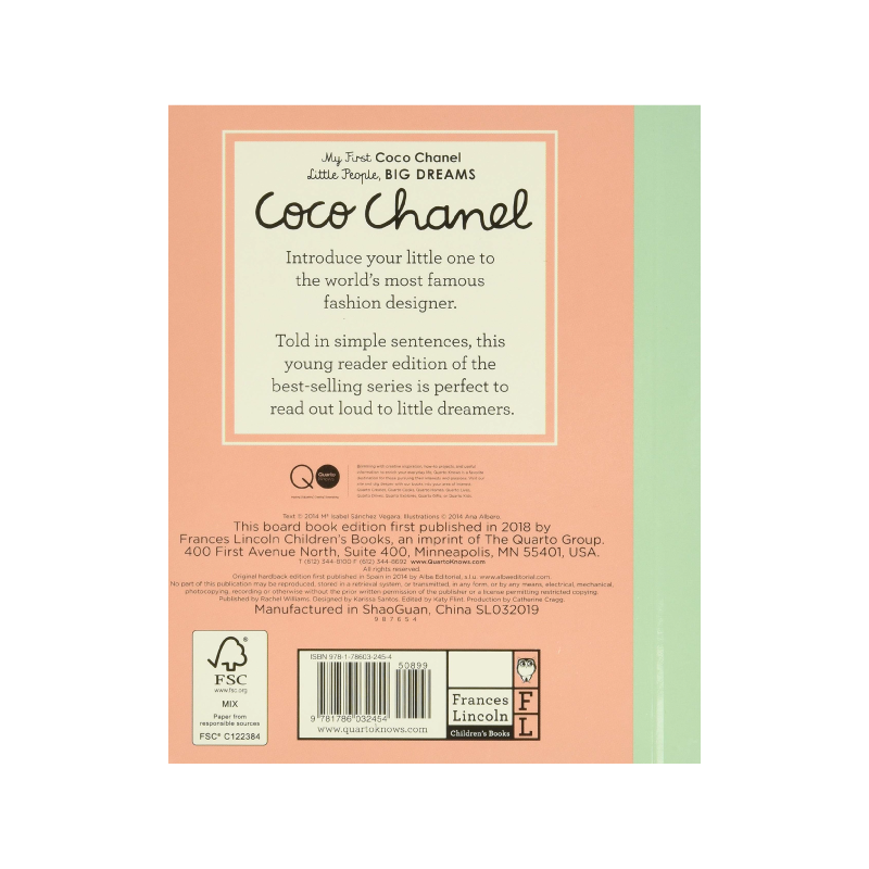 Libro Coco Chanel para niños — Demisdos - Elevated Gifting